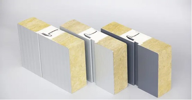 Rock wool aluminum sandwich panel Rock wool aluminum sandwich panel